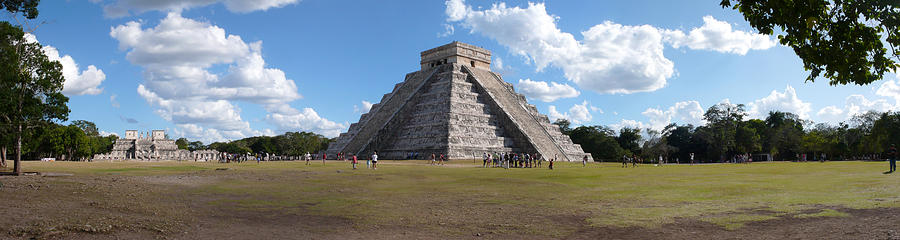 Mayan Photograph - Ruins Of A Pyramid, Kukulkan Pyramid #2 by Panoramic Images