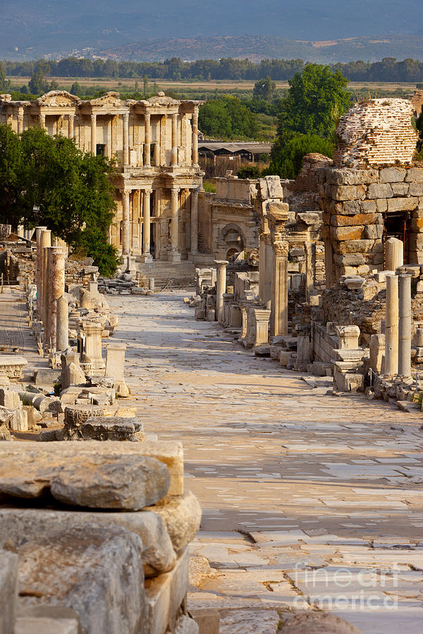 Ruins of Ephesus - Turkey Photograph by Brian Jannsen