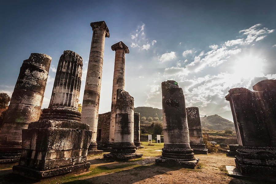 Ruins Of The Temple Of Artemis  Sardis #2 Photograph by Reynold Mainse