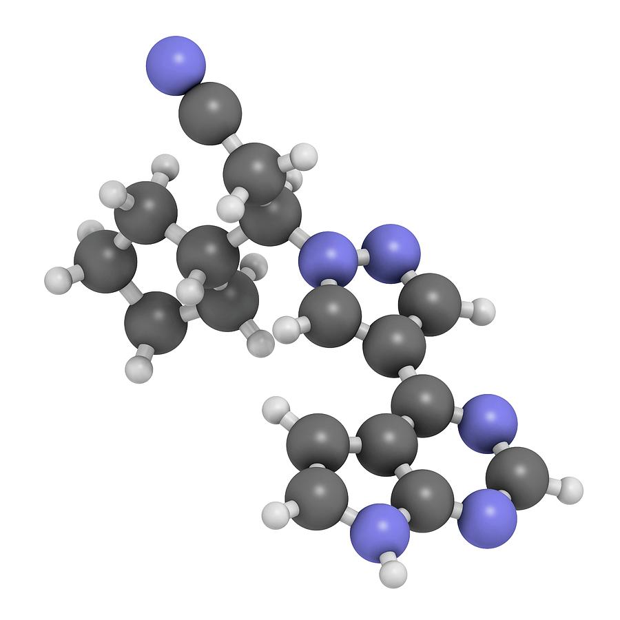 Ruxolitinib Myelofibrosis Cancer Drug Photograph by Molekuul - Fine Art ...