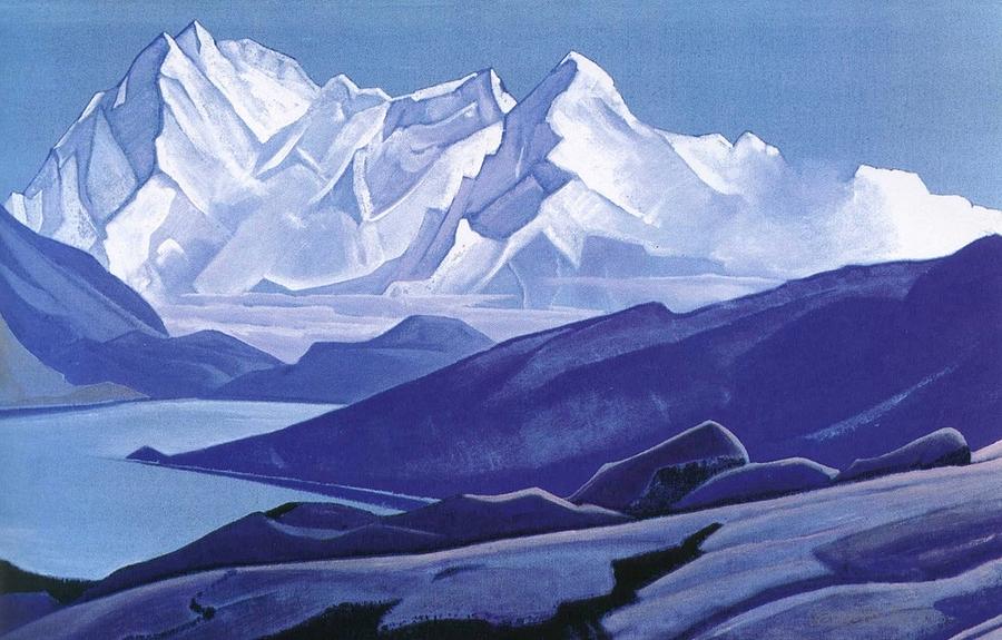 Nicholas Roerich Painting - Sacred Himalayas #2 by Nicholas Roerich