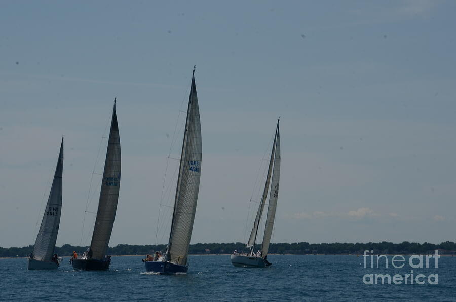 Sailboat Race #4 Photograph by Randy J Heath