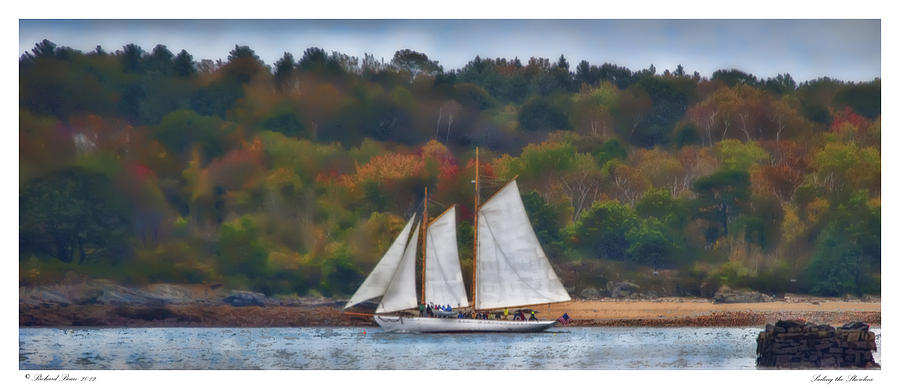 Sailing the Shoreline #1 Photograph by Richard Bean
