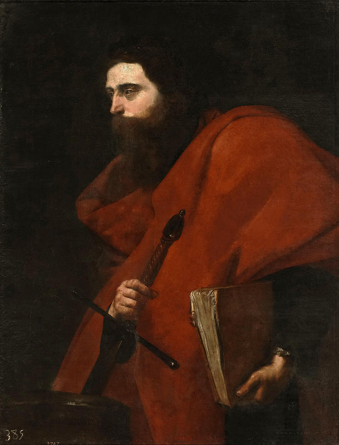 Jusepe De Ribera Painting - Saint Paul #2 by Jusepe de Ribera