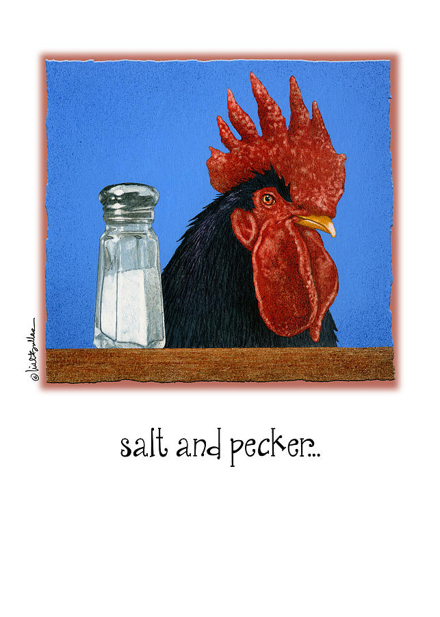 Salt And Pecker... #4 Painting by Will Bullas