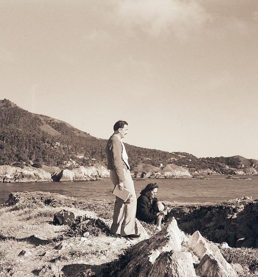 Salvador And Gala Dali On Rocks #2 Photograph by Horst P. Horst Salvador And Gala Dali On Rocks #2 Photograph by Horst P. Horst