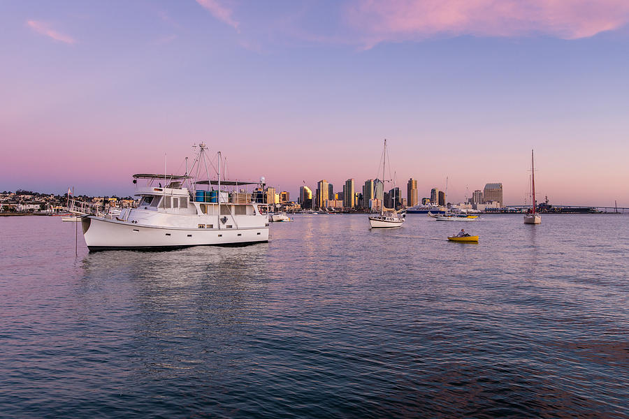 Cool Photograph - San Diego Bay Sunset Series #2 by Josh Whalen