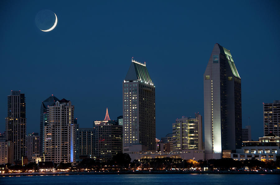 San Diego Skyline Photograph by Mitch Diamond San Diego Skyline Photograph by Mitch Diamond