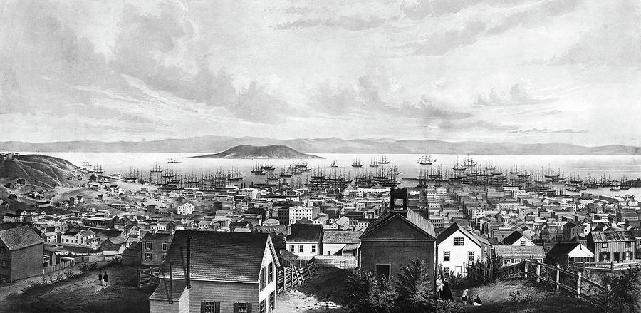 San Francisco, 1852 #2 Painting by Granger