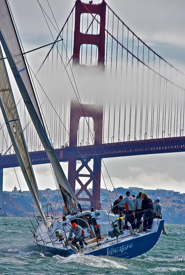 San Francisco Photograph - San Francisco Bay Regatta #5 by Steven Lapkin