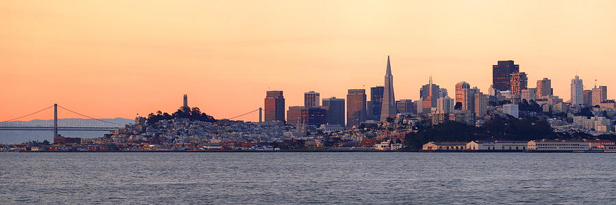 San Francisco skyline #2 Photograph by Songquan Deng