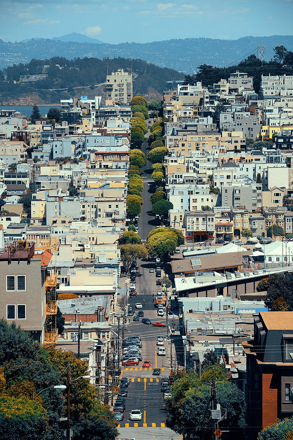 San Francisco street view #2 Photograph by Songquan Deng
