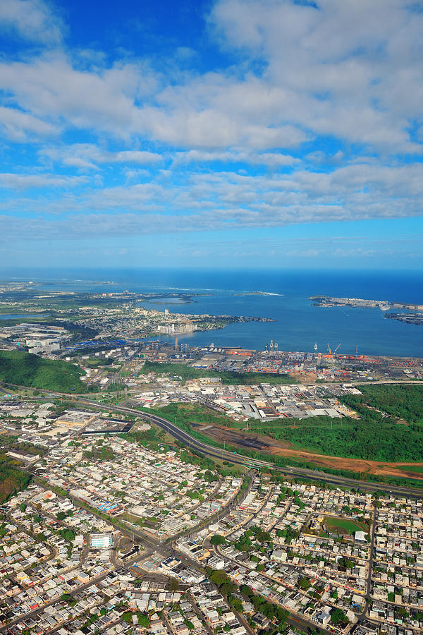 San Juan aerial view #2 Photograph by Songquan Deng