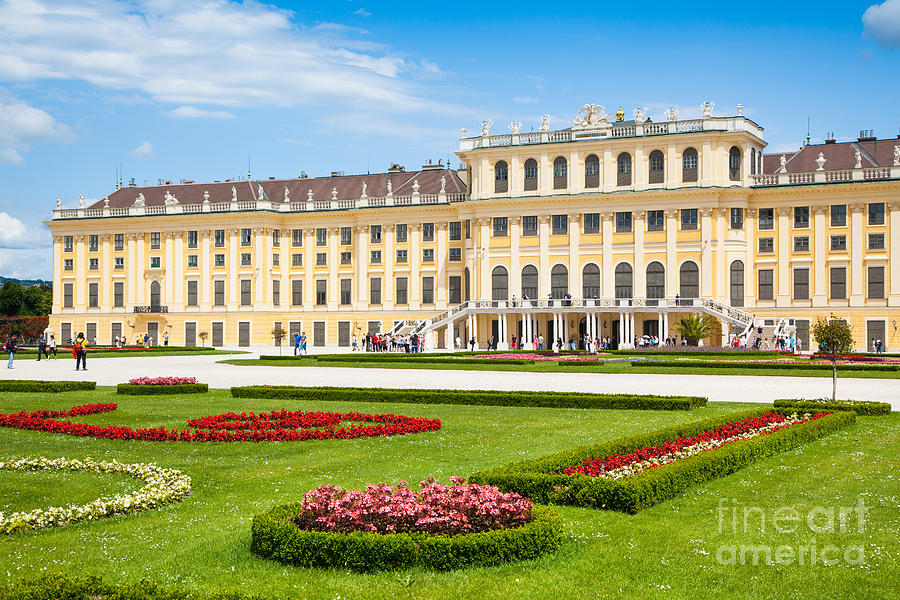 Schonbrunn Palace in Vienna Photograph by JR Photography