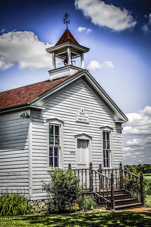 One Photograph - School house  #2 by Chris Smith