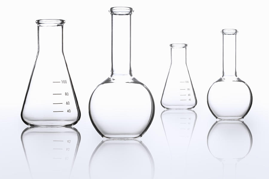 Science beakers #2 Photograph by Yagi Studio