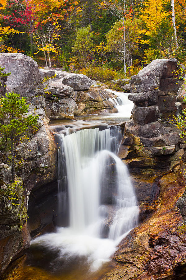 Fall Photograph - Screw Auger Falls #2 by Benjamin Williamson