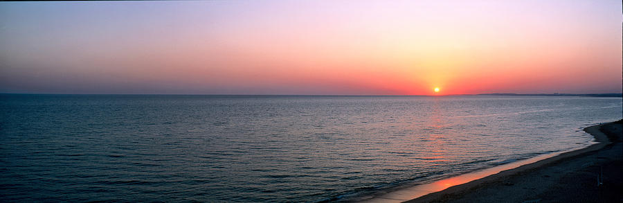 Sunset Photograph - Seascape The Algarve Portugal #2 by Panoramic Images