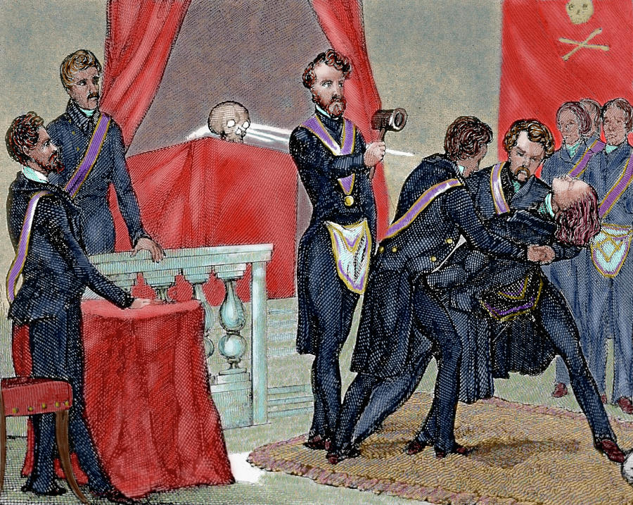 19th Century Photograph - Secret Societies (19th-century by Prisma Archivo 19th Century Photograph - Secret Societies (19th-century by Prisma Archivo