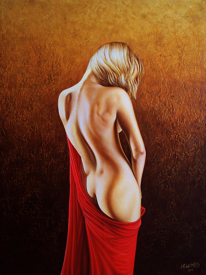 Nude Painting - Secrets of the Red Veil #2 by Horacio Cardozo