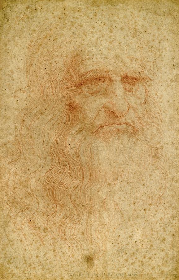 Self-portrait Painting By Leonardo Da Vinci - Fine Art America