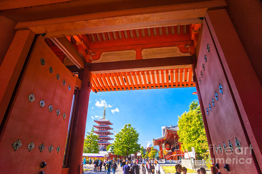 Senso-ji Temple in Asakusa - Tokyo - Japan #2 Photograph by Luciano Mortula