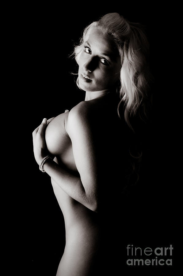 Nude Photograph - Shadows and Curves #2 by Jt PhotoDesign