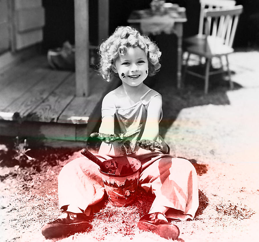 Shirley Temple Mixed Media - Shirley Temple #3 by Marvin Blaine