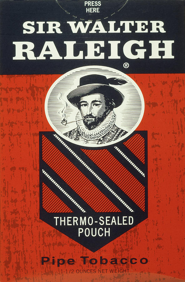 Sir Walter Raleigh Tobacco Drawing by Granger