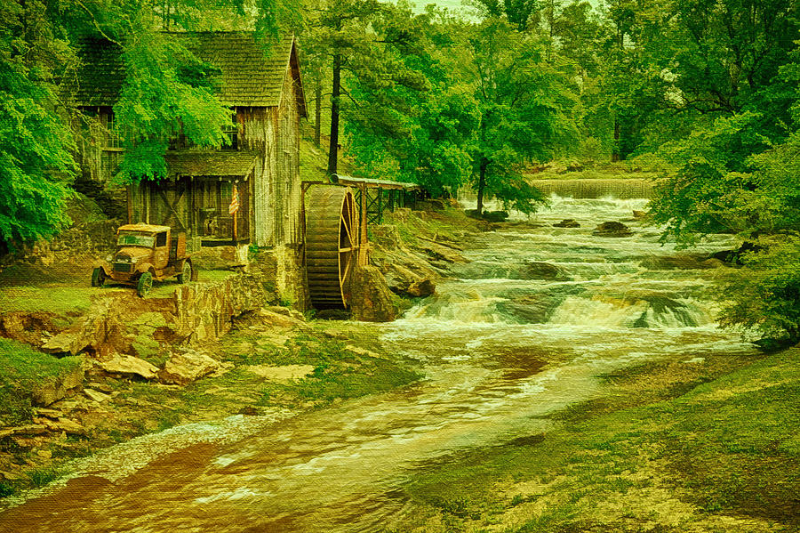 Waterfall Photograph - Sixes Mill #2 by Priscilla Burgers