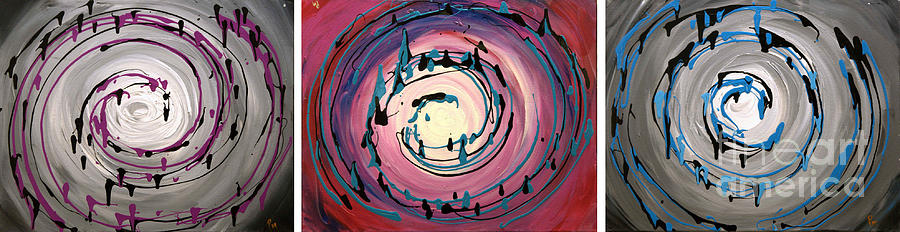 Sky Swirl #2 Painting by Preethi Mathialagan