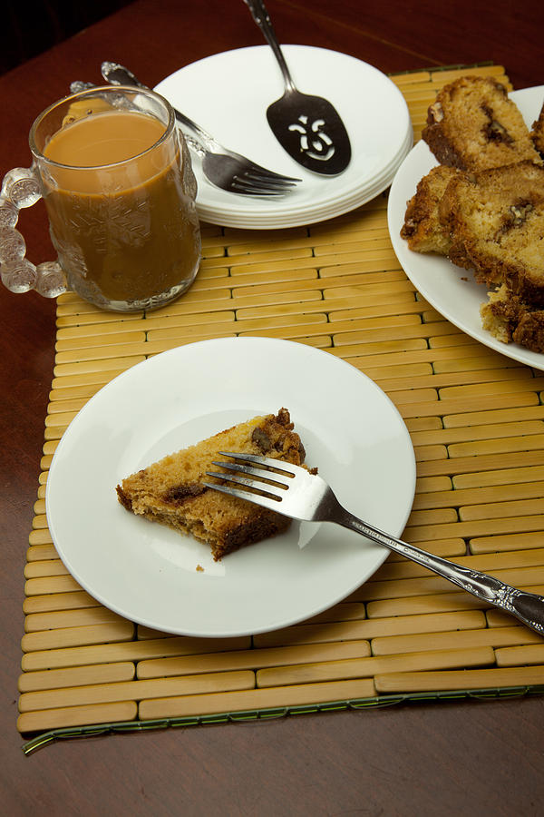 Slices of sweet bread with a cup of coffee #2 Photograph by Kyle Lee