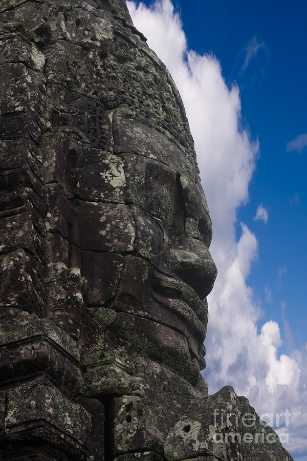 Smiling Faces of Bayon #2 Photograph by Joerg Lingnau
