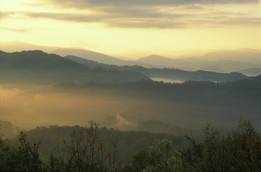 Smoky Mountain Sunrise #2 Photograph by John Burk