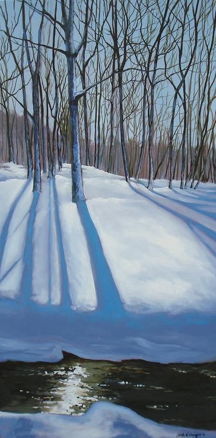 Snow Day #2 Painting by Sarah Grangier