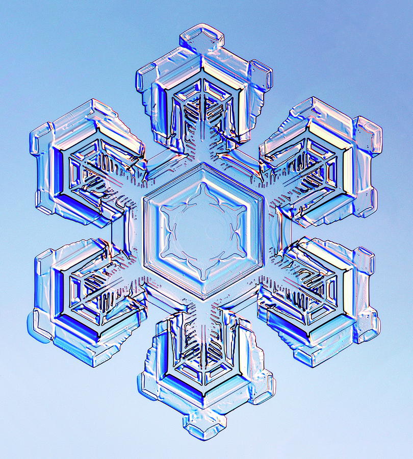 Snowflake #2 Photograph by Kenneth Libbrecht/science Photo Library