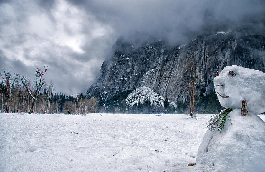 Snowmen of Yosemite #2 Photograph by Cat Connor