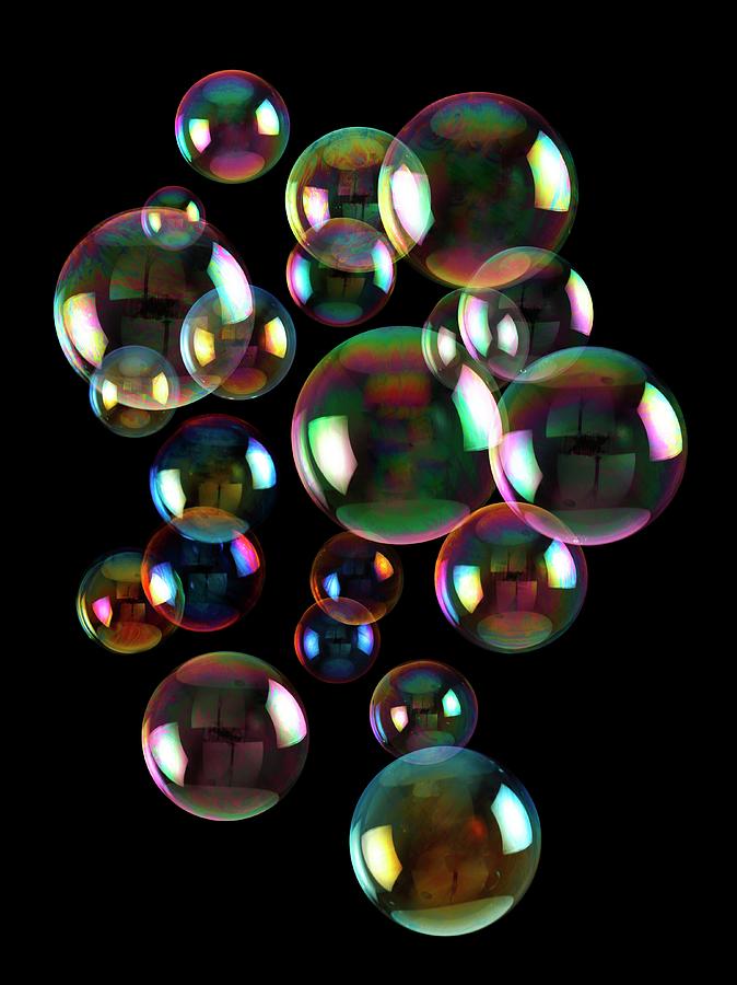 Soap Bubbles #2 Photograph by Victor De Schwanberg