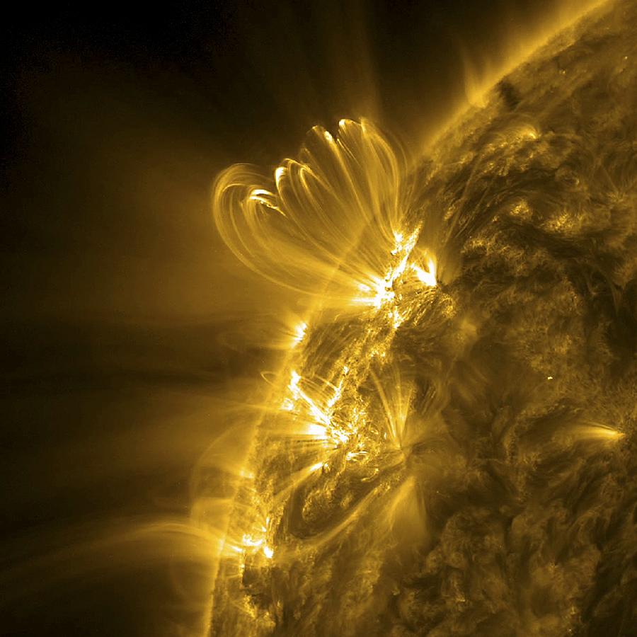 Solar activity, SDO ultraviolet image #2 Photograph by Science Photo Library
