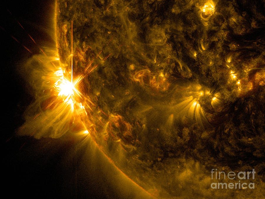 Science Photograph - Solar Flare #2 by Science Source