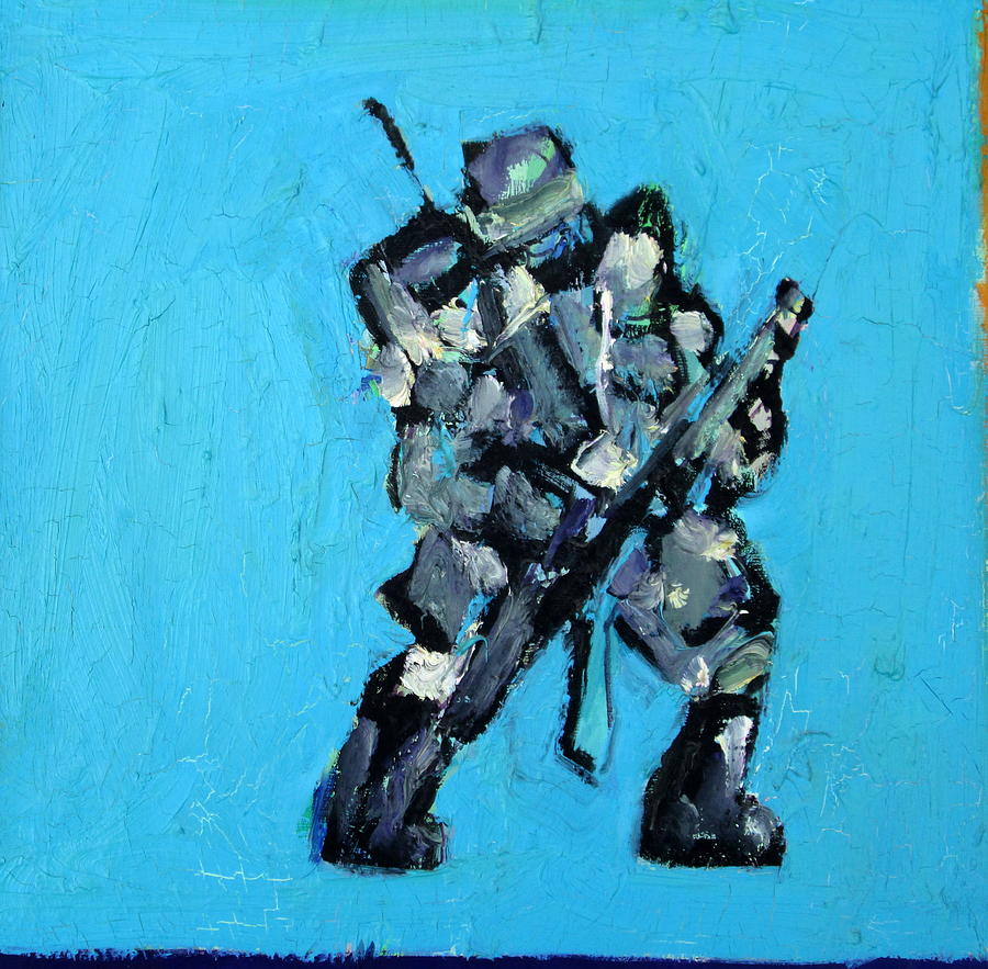 Space Soldier #2 Painting by Fabrizio Cassetta