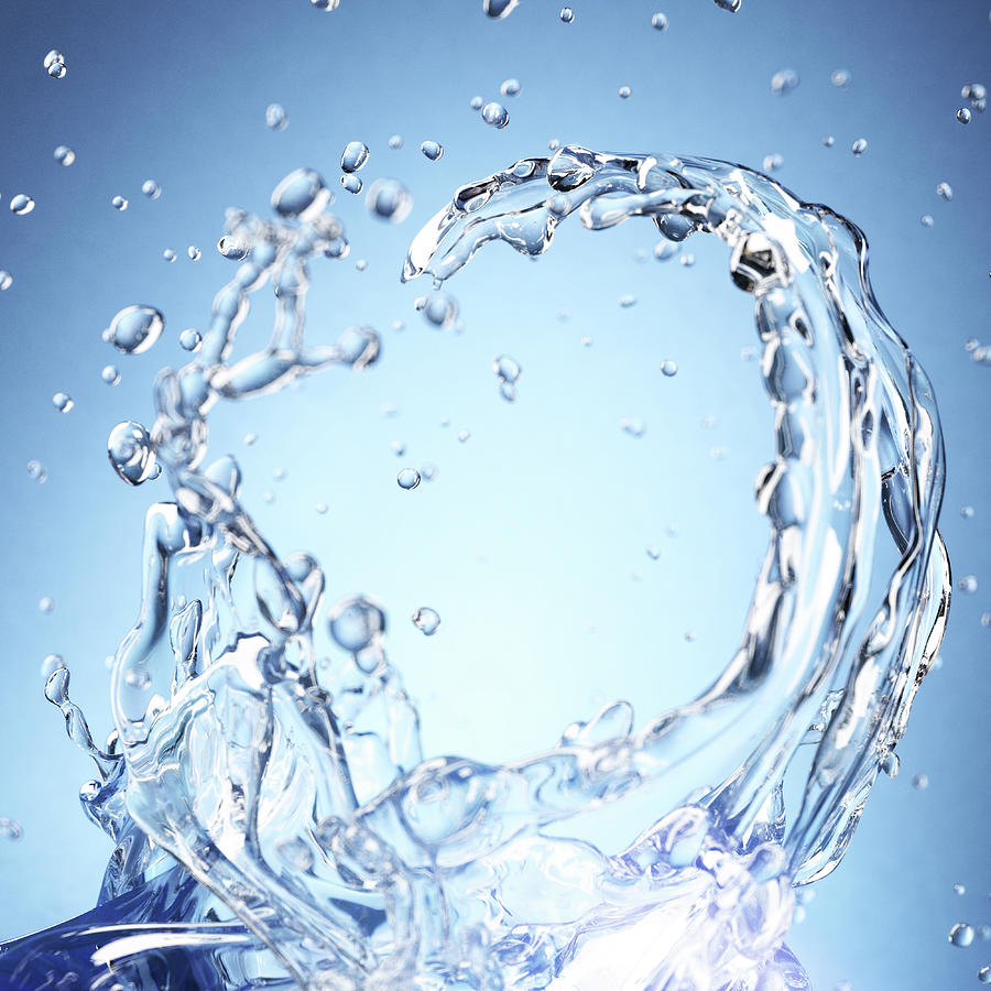 Splash Of Water #2 Digital Art by Maciej Frolow