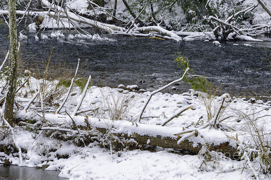 Spring Snow Williams River  #2 Photograph by Thomas R Fletcher