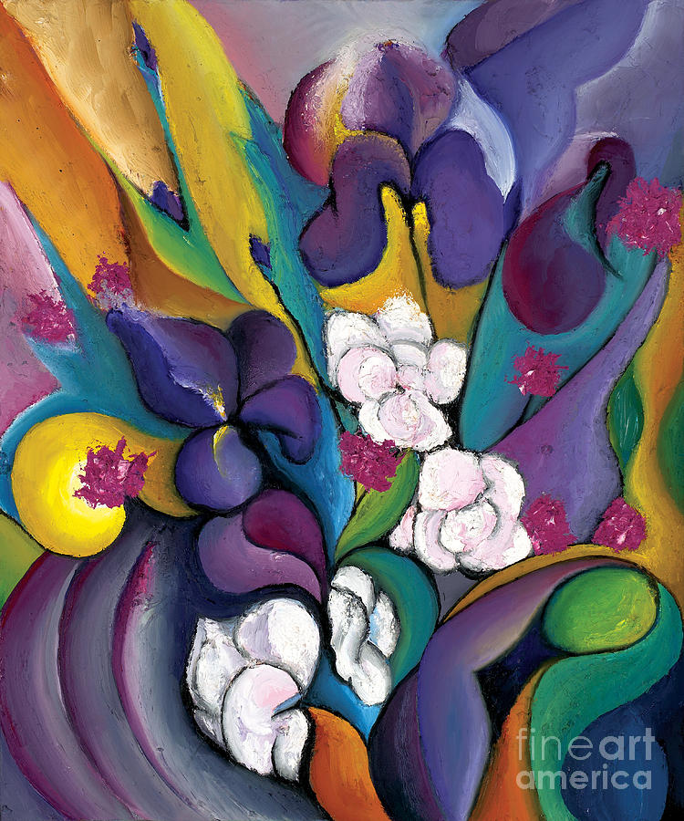 Nature Painting - Spring Symphonia by Tiffany Davis-Rustam Nature Painting - Spring Symphonia by Tiffany Davis-Rustam