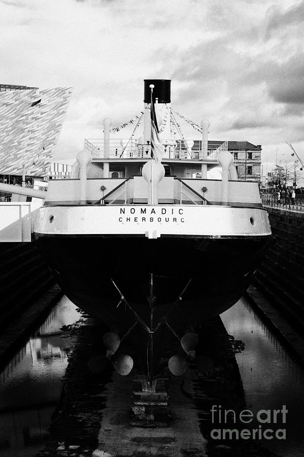 Nomadic Photograph - ss nomadic visitor attraction and titanic belfast centre titanic quarter Belfast Northern Ireland #2 by Joe Fox