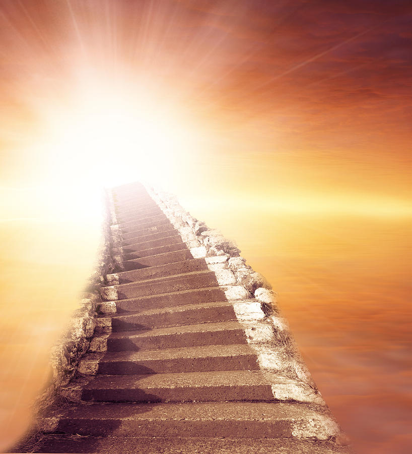 Stairway To Heaven Photograph - Stairway to heaven #2 by Les Cunliffe