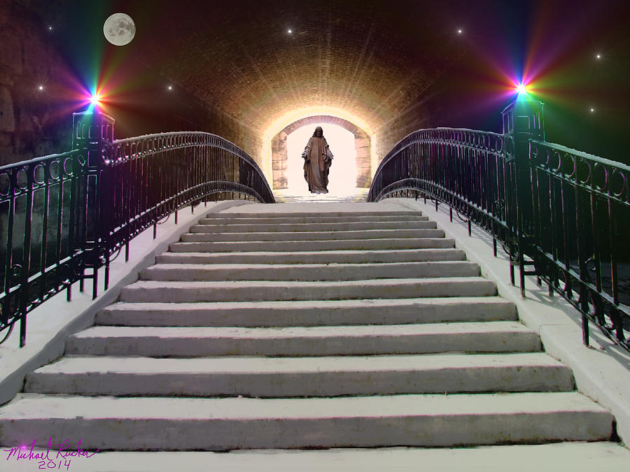 Paradise Digital Art - Stairway to Heaven #2 by Michael Rucker