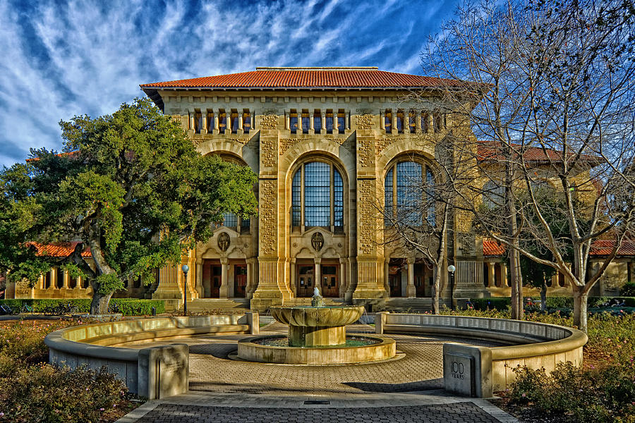 Stanford University Photograph - Stanford Universitys Cecil Green Library #2 by Mountain Dreams