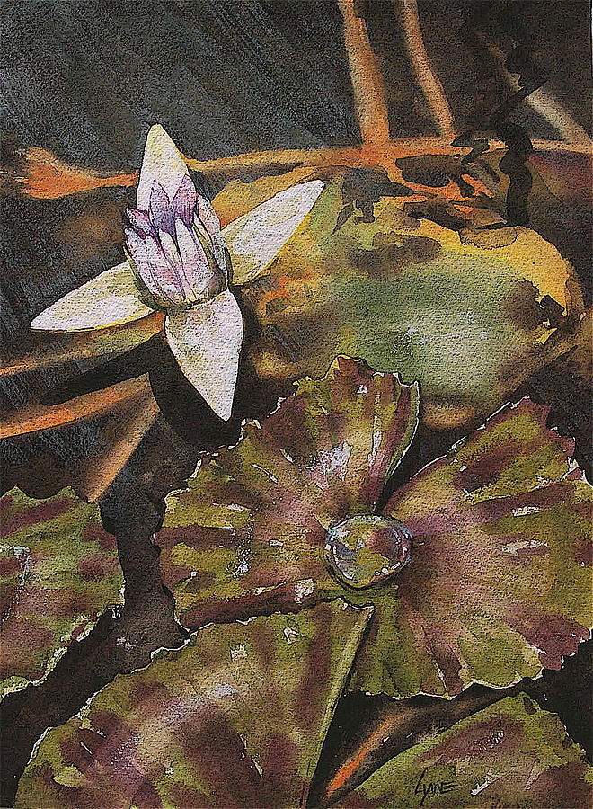Star Lily #1 Painting by Lynne Haines