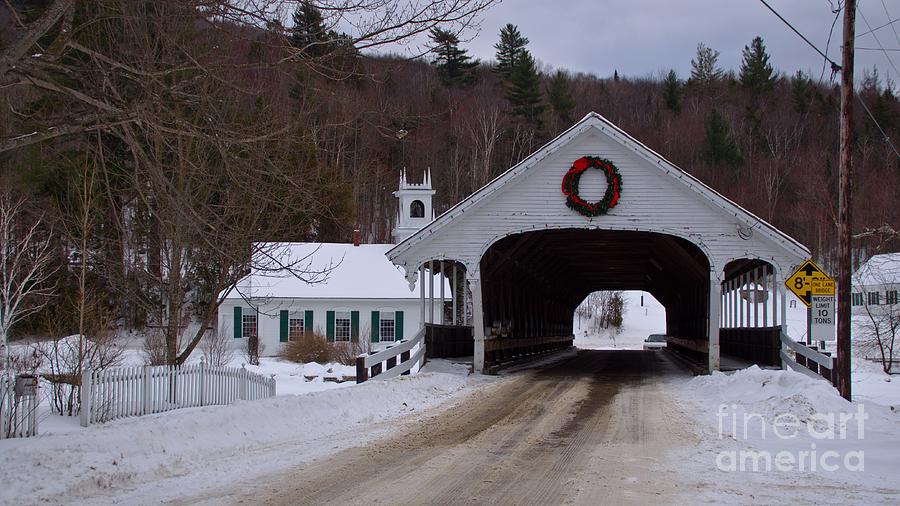 Stark Covered Bridge. #1 Photograph by New England Photography